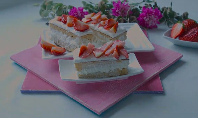 Krémes epres süti cukor nélkül