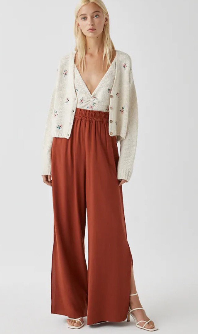 Gumis derekú palazzo nadrág PULL AND BEAR 6 995 Ft