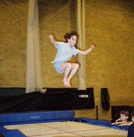 Már kislánykorában is nagyon sportos volt