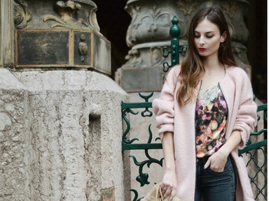 Őszies szettben a blogger