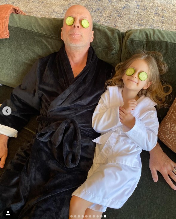 Bruce Willis családi fotóitól megszakad a szívünk