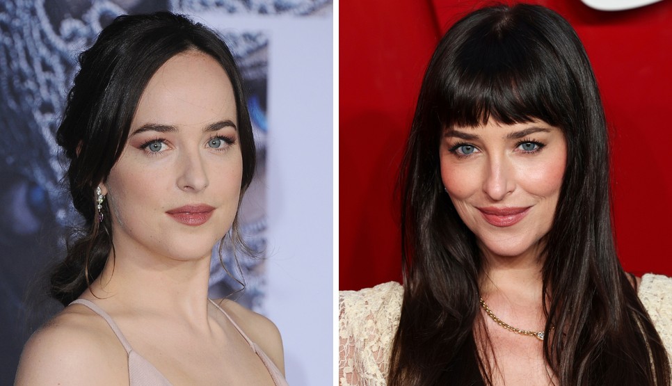 Dakota Johnson 2017-ben és most