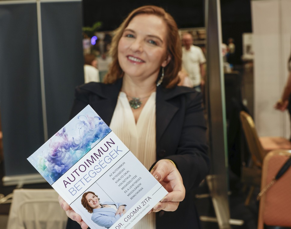 Dr. Csomai Zita könyvében az autoimmun betegségek lehetséges megoldásairól is beszél