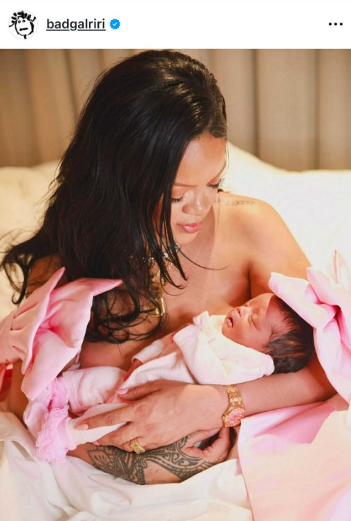Rihanna háromszoros édesanya lett