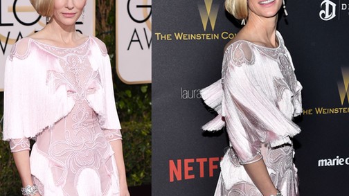 Cate Blanchett Golden Globe ruhája álomszép