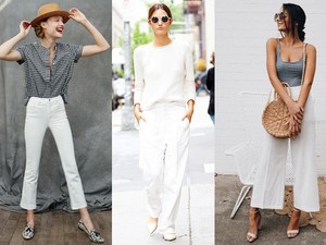 A hét trendje: igazi nyári klasszikus a fehér nadrág