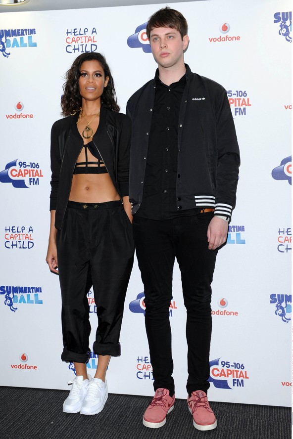 AlunaGeorge: Aluna Francis és George Reid.