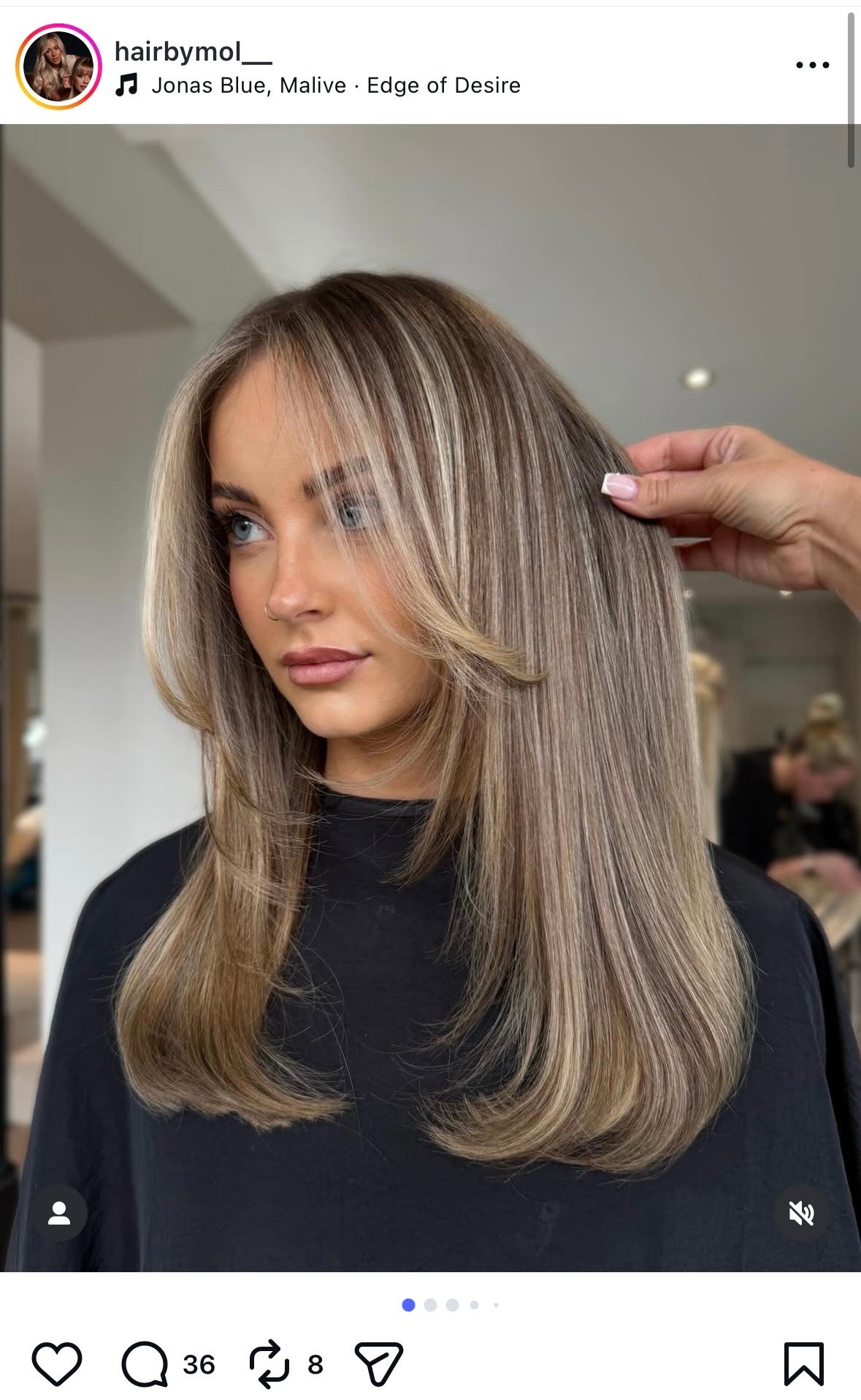 Fordított balayage