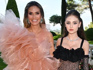 Heidi Klum bevállalt egy közös fehérneműs fotózást a lányával, a kommentelők ízekre szedték őket