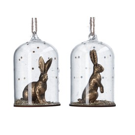 Ella James, 2 darabos szett üvegharang nyuszival 8000 Ft