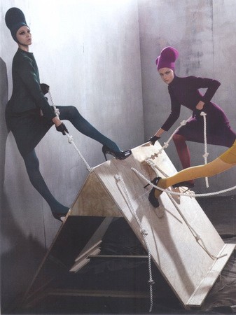 Axente Vanessa 24 oldala az olasz Vogue-ban