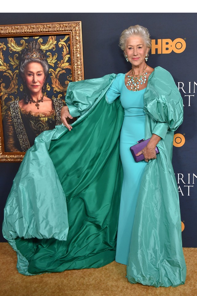 Helen Mirren Badgley Mischka