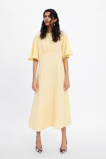 Sárga midiruha ZARA 13995 Ft