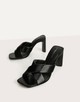 Magas sarkú, keresztpántos szandál BERSHKA 6295 Ft