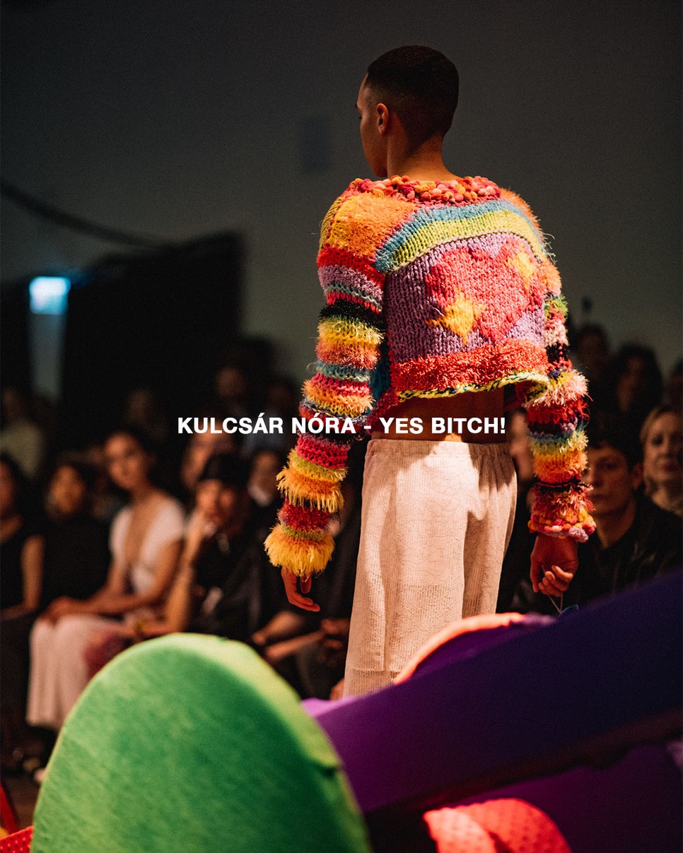 Kulcsár Nóra modellje a Not Allowed divateseményen Fotó: Czunderlik Robin