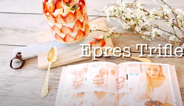 Így készítsd el az epres triflet, Muszula Timi egyik kedvenc desszertjét