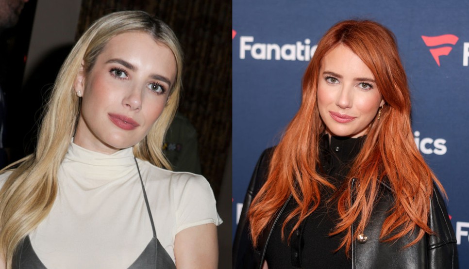 Emma tüzes fürtjei csak úgy perzselik a vörös szőnyeget