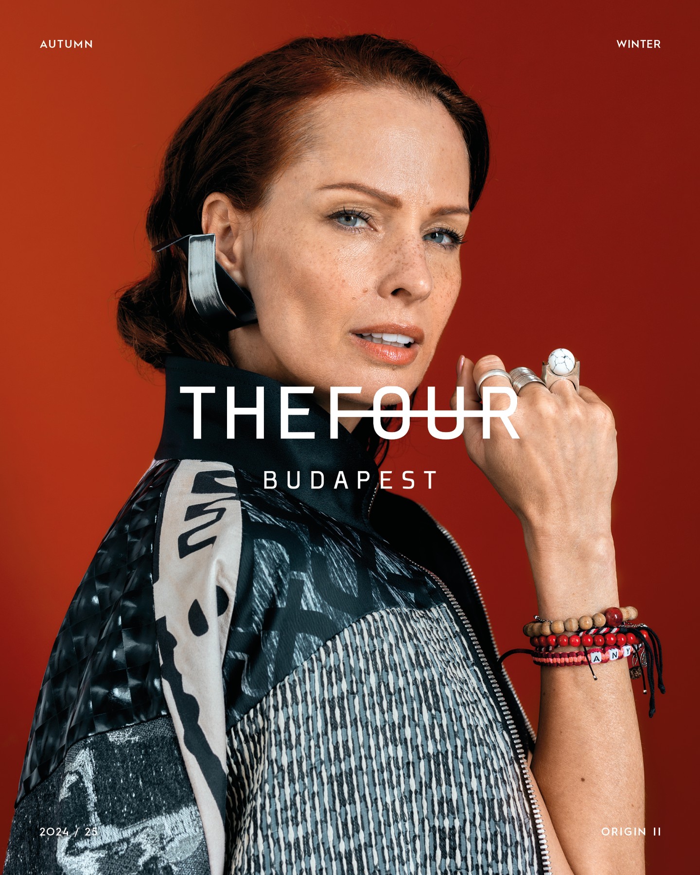 Dobó Kata színész, rendező a  THEFOUR Origin II kampányában Fotó: Csengery Máté