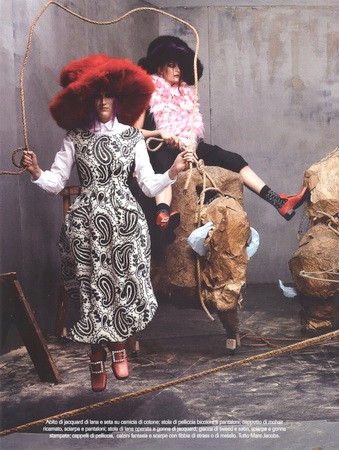 Axente Vanessa 24 oldala az olasz Vogue-ban