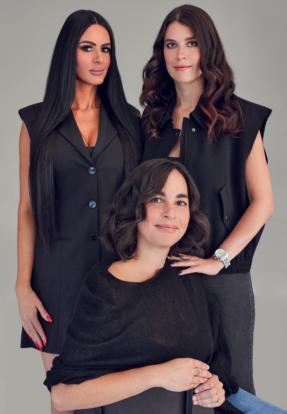 Varga Viktória, Kovács Zsófia Adrienn és Farkas-Iványi Kinga - Ruha: MANGO, ZARA