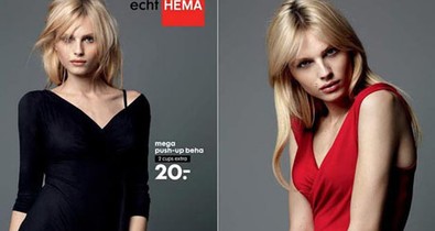 Ez már sok: melltartót reklámoz a férfi modell