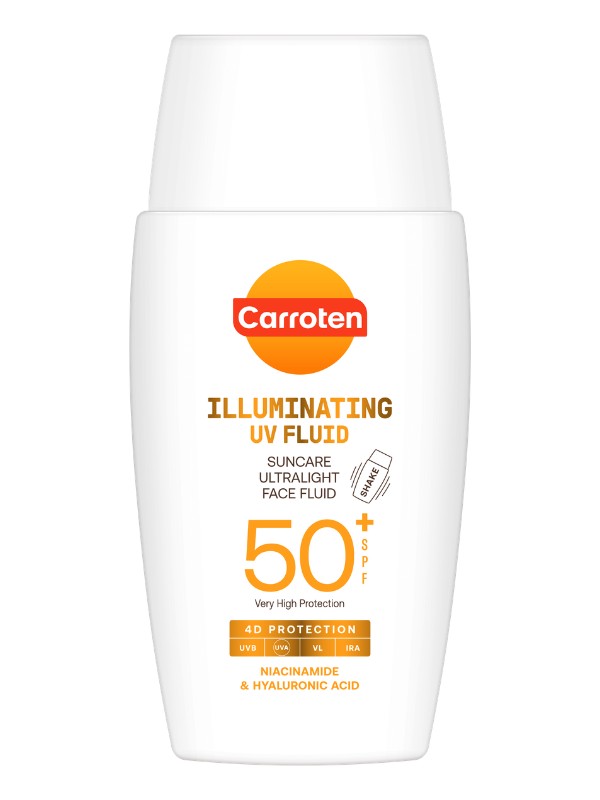 Illuminating Fluid fényvédő arcra SPF 50+ CARROTEN 3999 Ft/40 ml