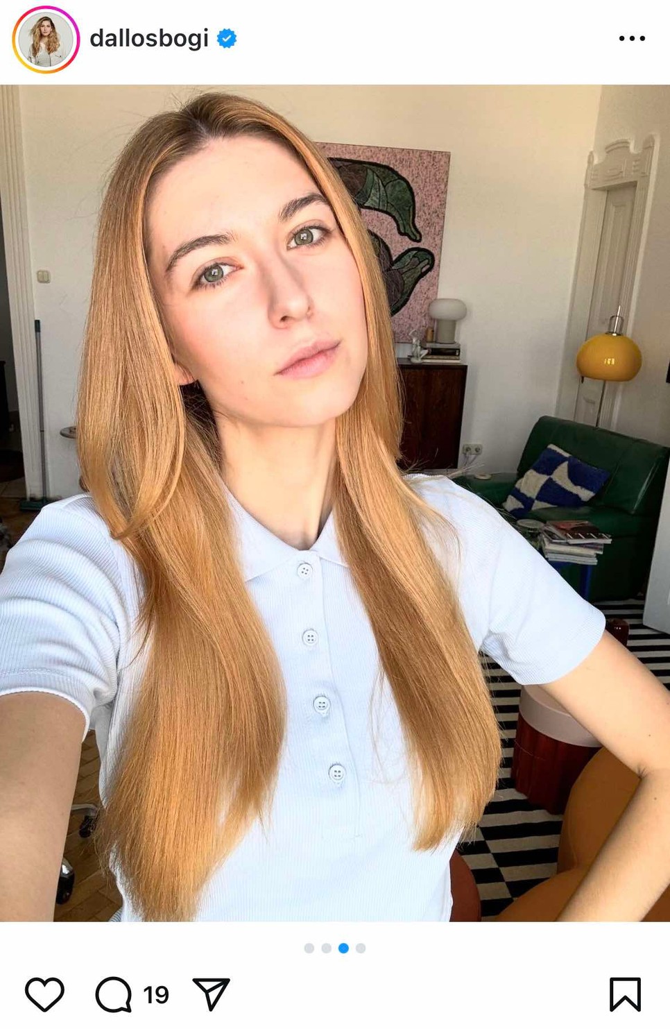 Vöröses hajszínre váltott Puskás-Dallos Bogi