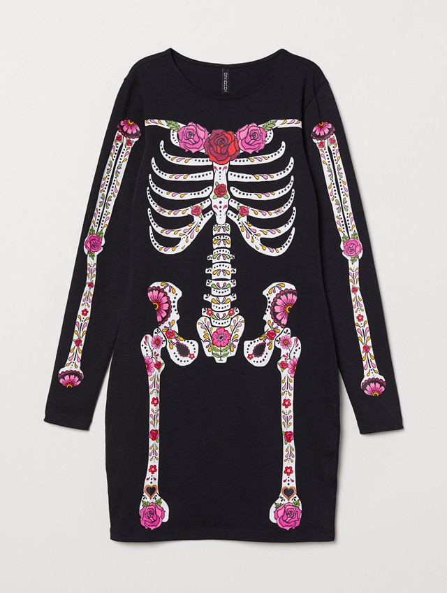 Csontváz pulcsi H&M 2990 Ft 