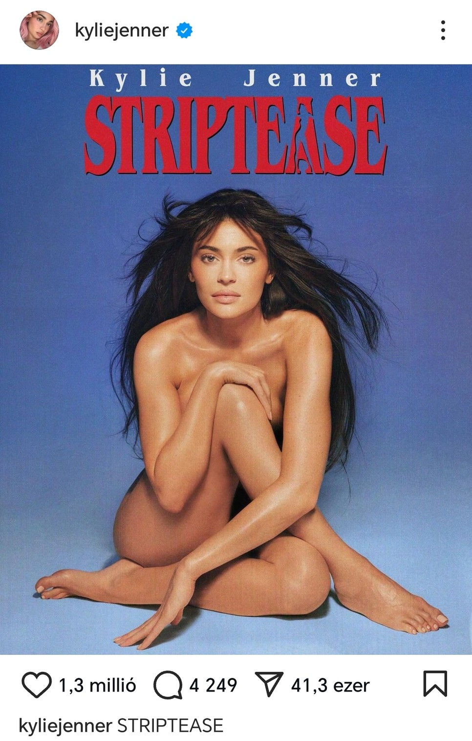 Kylie Jenner Demi Moore ikonikus fotóját alkotta újra