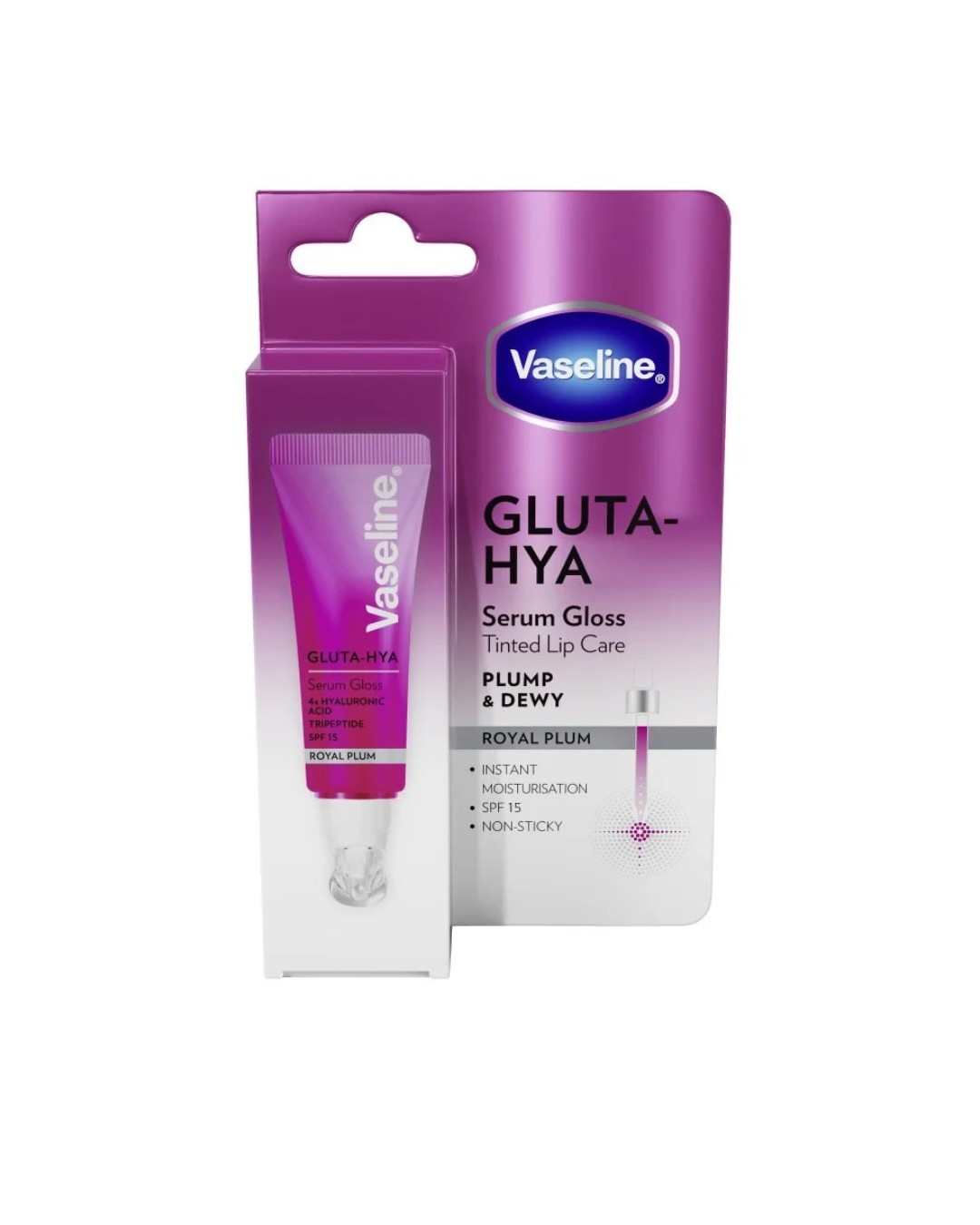 Rosy Pink szérumos ajakápoló VASELIN 3399 Ft/10 ml.  Ultrakönnyű, nem ragadós formula, mely hialuronsavval hidratál és SPF 15-tel véd - rossmann.hu
