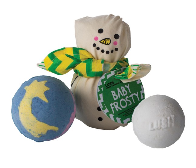 Baby Frosty LUSH 4290 Ft. Tartalma: Butterball fürdőgolyó, Shoot for the Stars fürdőgolyó 