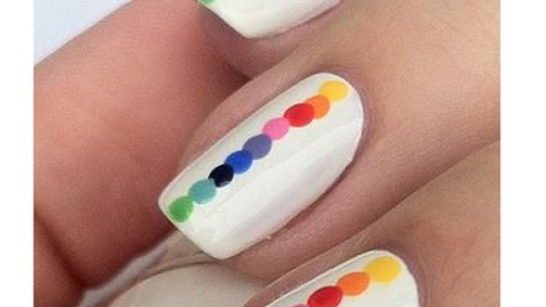 Manikűr szerda: Szivárvány a körmeidre!