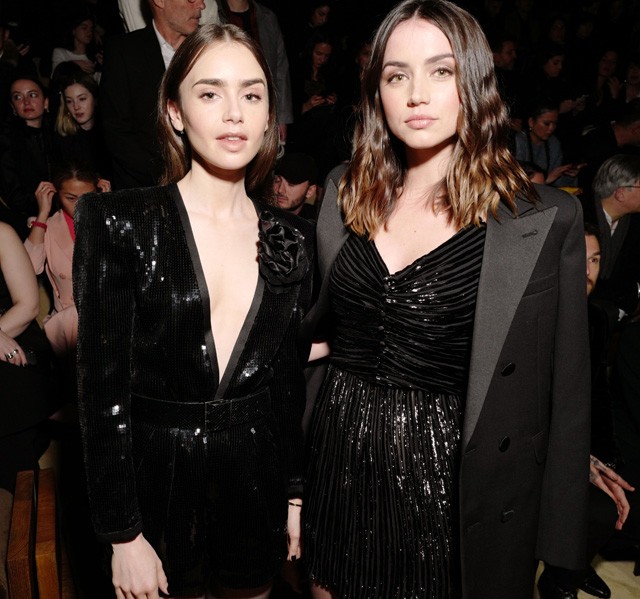 Lily Collins és Ana de Armas