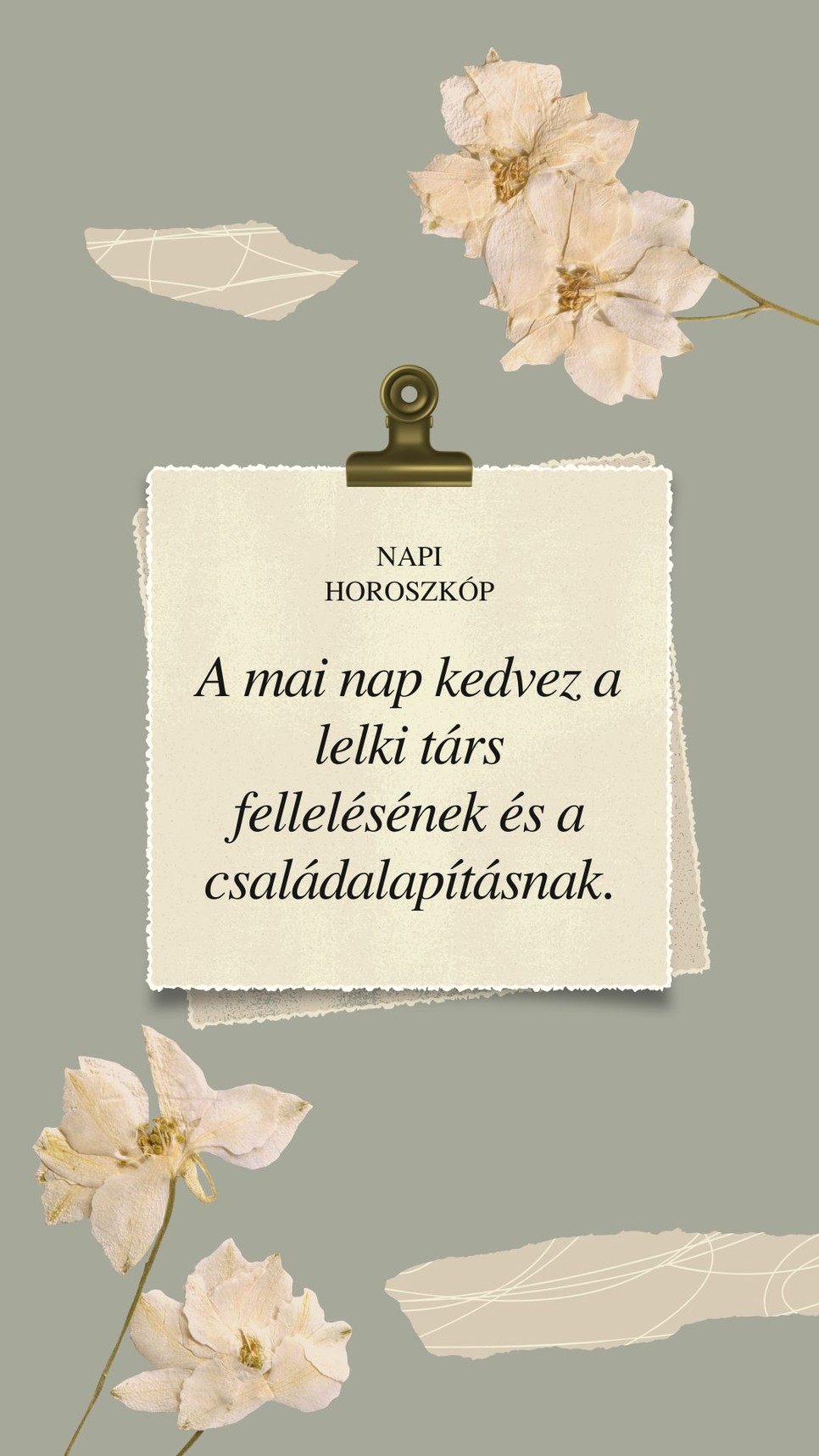 Egy kis emlékeztető a napi horoszkóp szerint