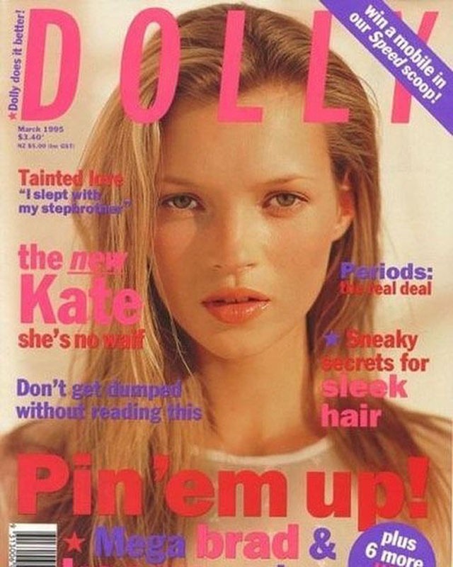 Kate Moss 17 éves lánya anyja kiköpött mása ezen a címlapfotón