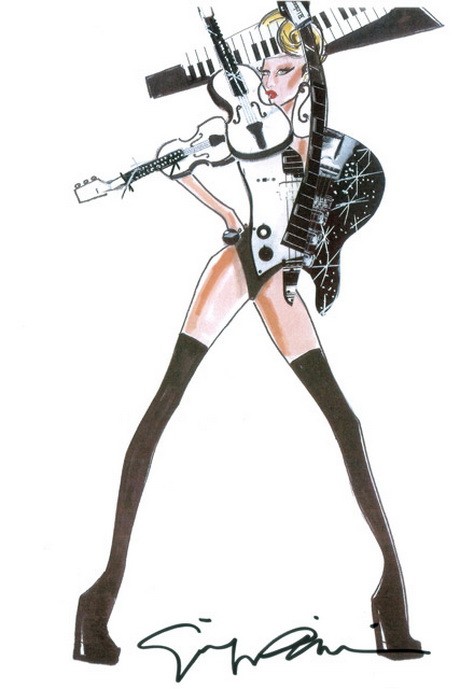 Lady Gaga, Armani, turné