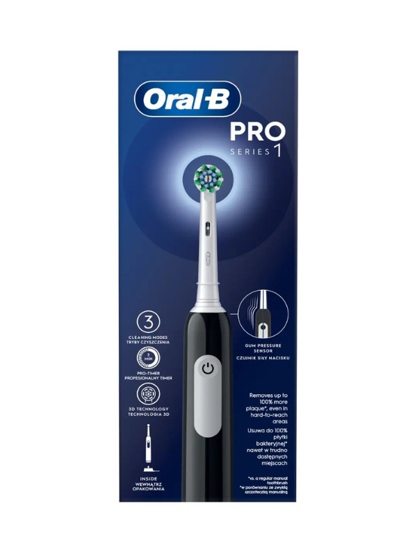 Pro Series 1 elektromos fogkefe ORAL B 22 999 Ft a Rossmann üzleteiben és online, GLAMOUR kuponnal, 25% kedvezménnyel 17 249 Ft 