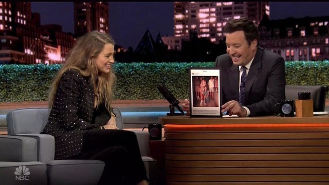 Blake Lively Jimmy Fallon
