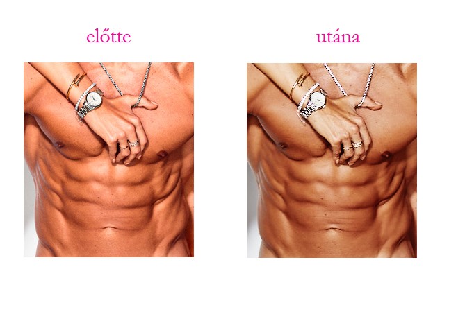 Így retusálták ki Cristiano Ronaldo kockás hasát