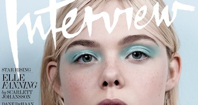Elle Fanning szemével igéz az Interview címlapján