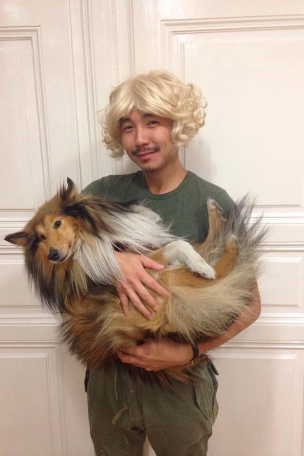 Anh Tuan még egy cuki kutyával emelte a tétet.