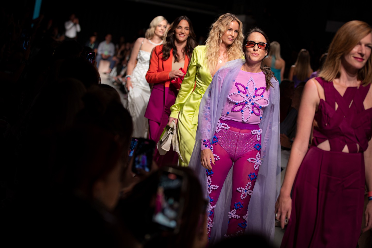 Eke Angéla színésznő a Viktória Varga bemutatóján a BCEFW-n