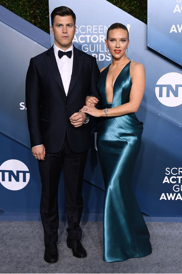 Scarlett Johansson Colin Jost