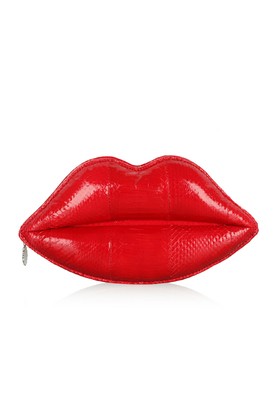 LULU GUINNESS LIPS CLUTCH