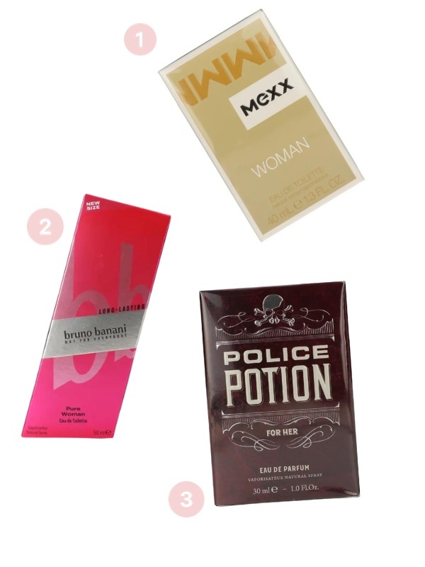 1. Woman edt MEXX 9999 Ft/40 ml a Rossmann üzleteiben és online, GLAMOUR kuponnal, 50% kedvezménnyel 4999,5 Ft 2. Pure Woman edt BRUNO BANANI 9999 Ft/50 ml (199,98 Ft/1 ml) a Rossmann üzleteiben és online, GLAMOUR kuponnal, 50% kedvezménnyel 4999,5 Ft 3. Potion For Her edp POLICE 12 499 Ft/30 ml a Rossmann üzleteiben és online, GLAMOUR kuponnal, 40% kedvezménnyel 7499,4 Ft