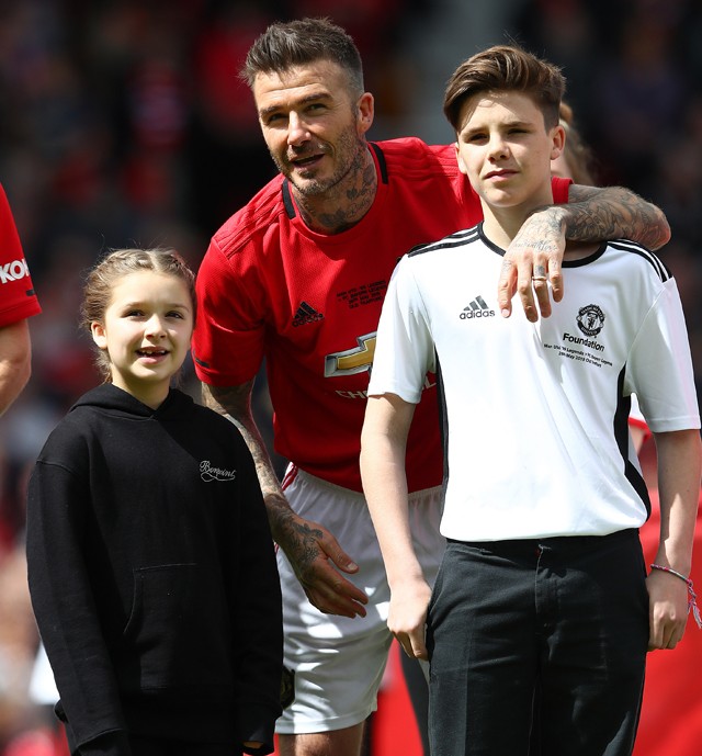 Ritka fotó: együtt az EGÉSZ Beckham család