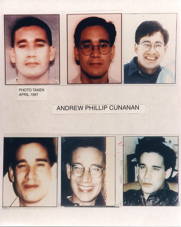 Andrew Phillip Cunanan - FBI képei