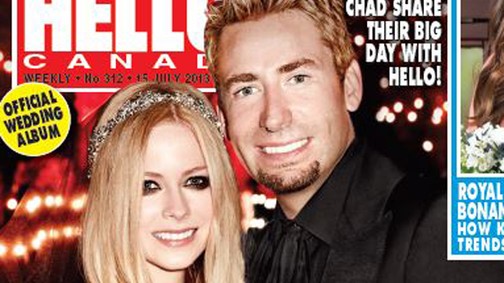 Még a csokor is fekete volt Avril Lavigne esküvőjén