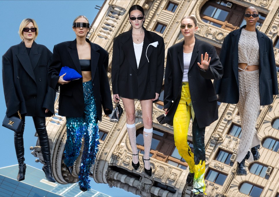 A fekete blézer oversize verzióban is izgalmas és nőies