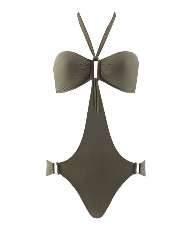 11. Military - khaki színű trikini AUBADE-Treasure Budapest 51990 Ft